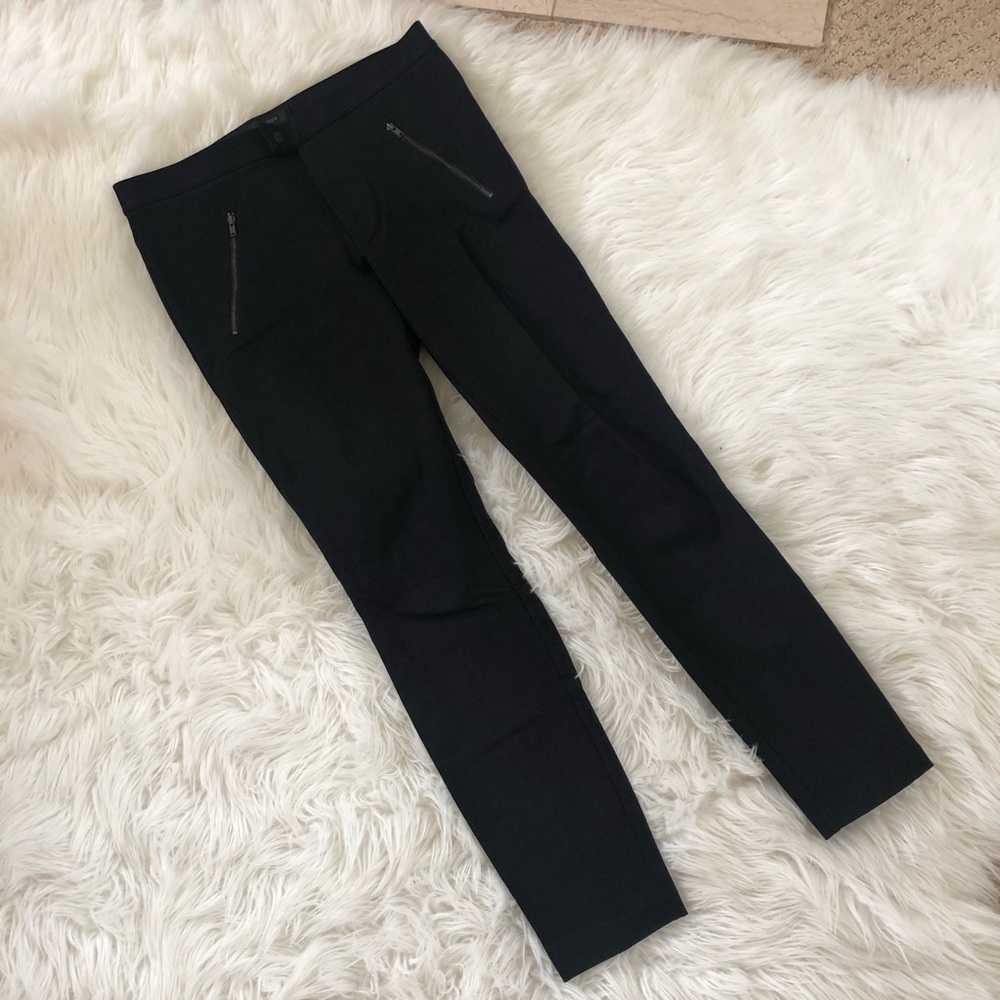 Euc J. Crew Pixie Snap Front Pants ~ 6 - image 2